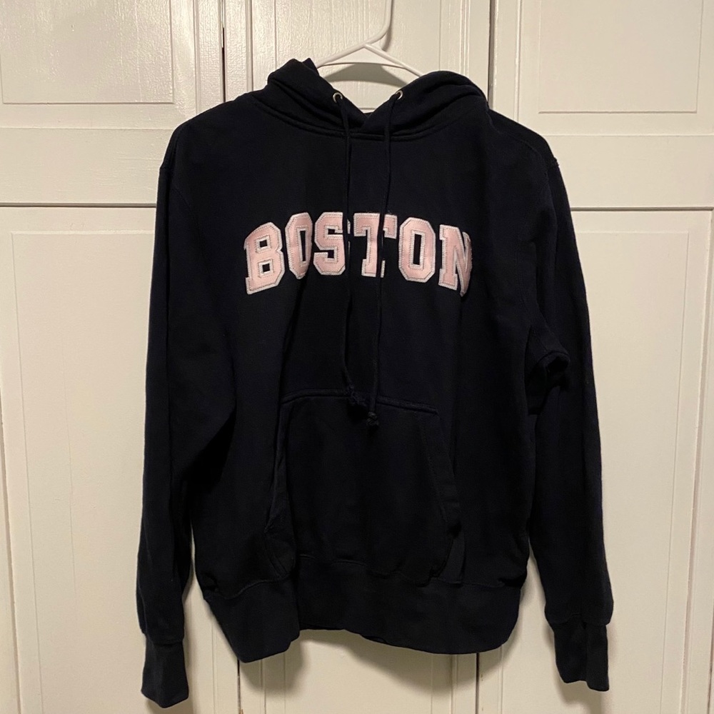Boston navy hoodie